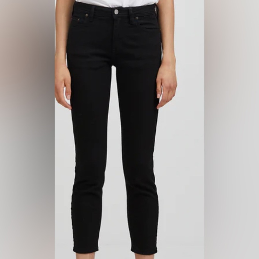 Acne Studios Blå Konst Climb Stay Black Slim Stretch Jeans Size 27